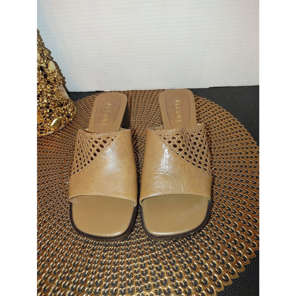 Allure Leather Mules Size 7M - Picture 2 of 3